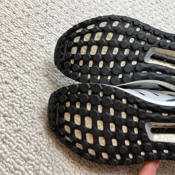 Adidas Blue Multicolor Ultra Boost 4.0 (BB6148) Women's Running Shoes Size 9 - Picture 16 of 16